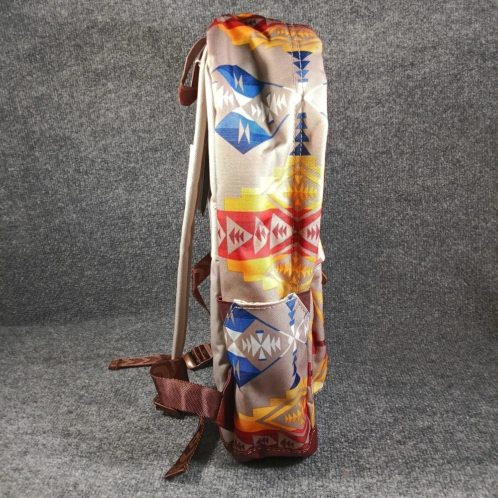 Pendleton Backpack Southwestern Aztec Tribal Canvas Pinto Mountain Standard - Picture 9 of 13